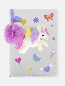 Outlet A5-Notizbuch Mit Glitzer Und Einhorn-Motiv Kinder Notizbücher