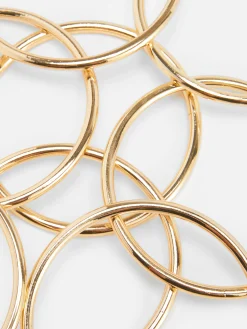 Sale Armreife In Metallic-Optik, 8er-Pack Damen Schmuck