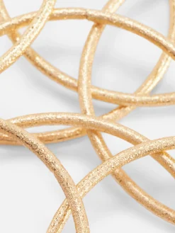 Clearance Armreifset In Metallic-Optik Damen Schmuck