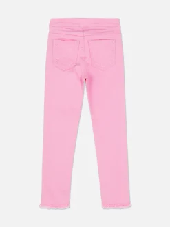 Hot Ausgefranste Jeggings Kinder Hosen Und Leggings