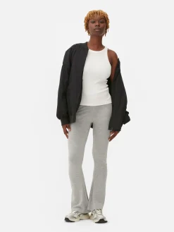 New Ausgestellte Jerseyleggings Mit Hohem Bund Damen Hosen Und Leggings