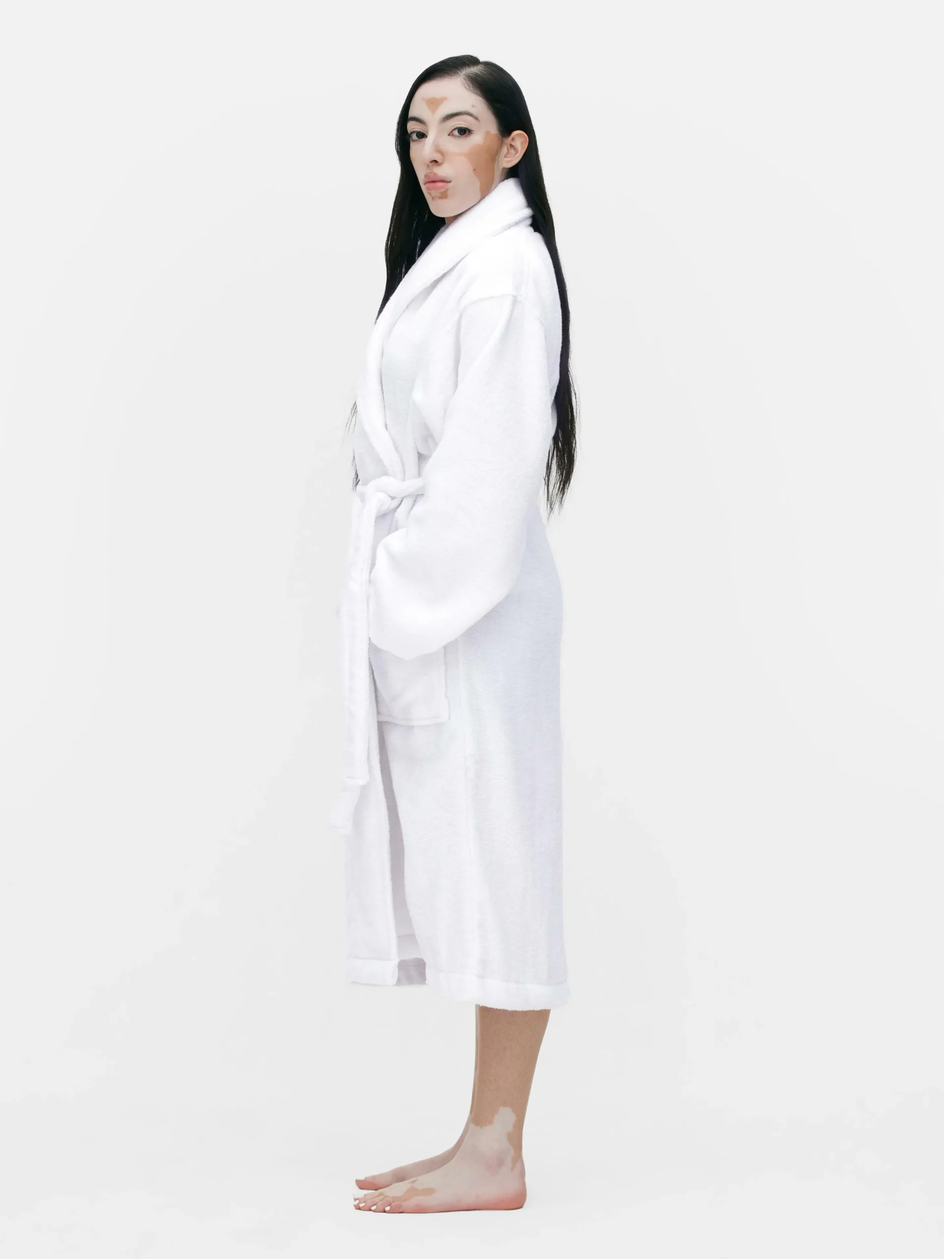 Clearance Bademantel Aus Baumwollfrottee Damen Bademäntel