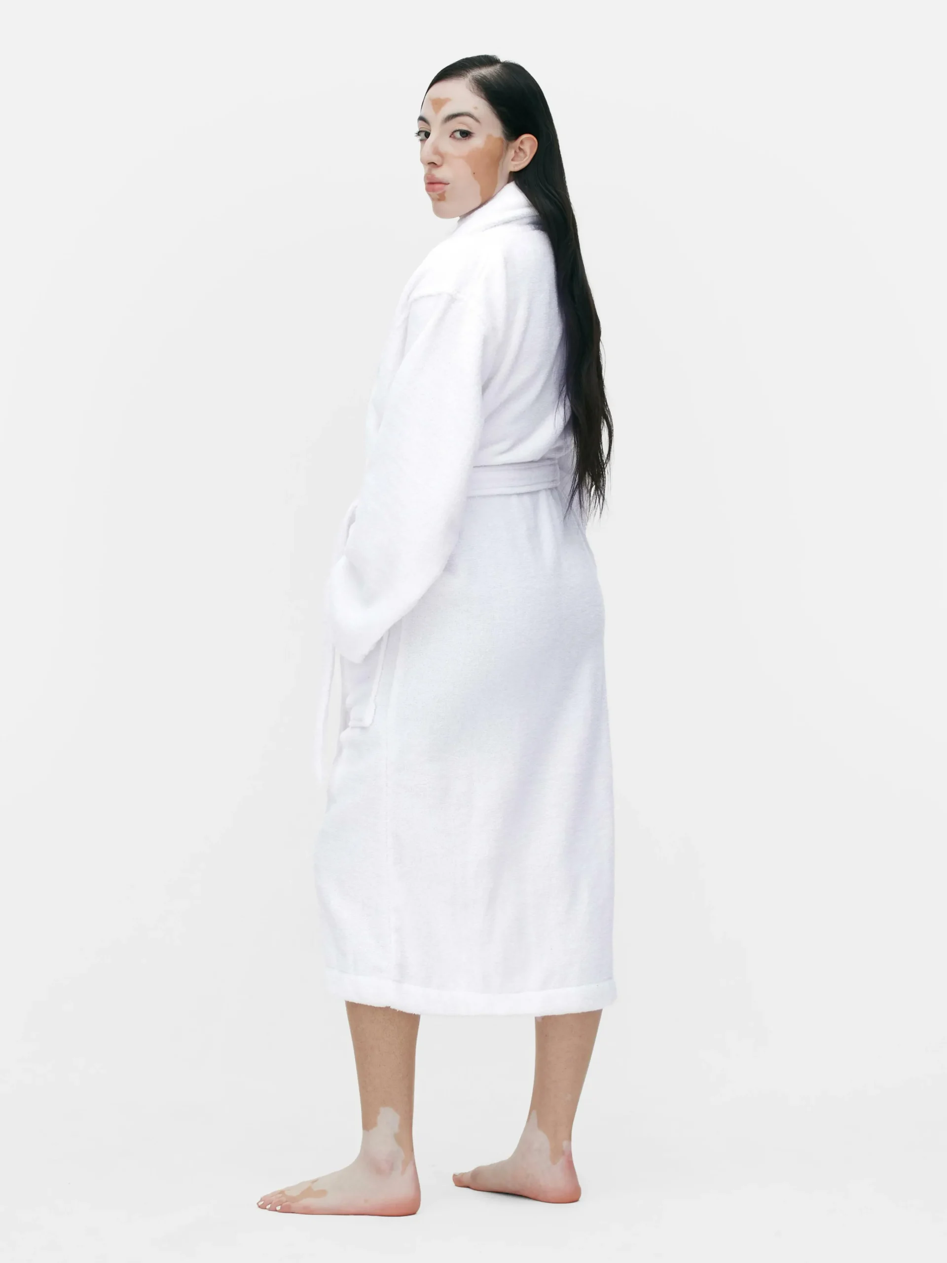 Clearance Bademantel Aus Baumwollfrottee Damen Bademäntel