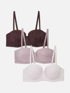 Sale Balconette-BHs Aus Spitze, A-D, 3er-Pack Damen Bhs