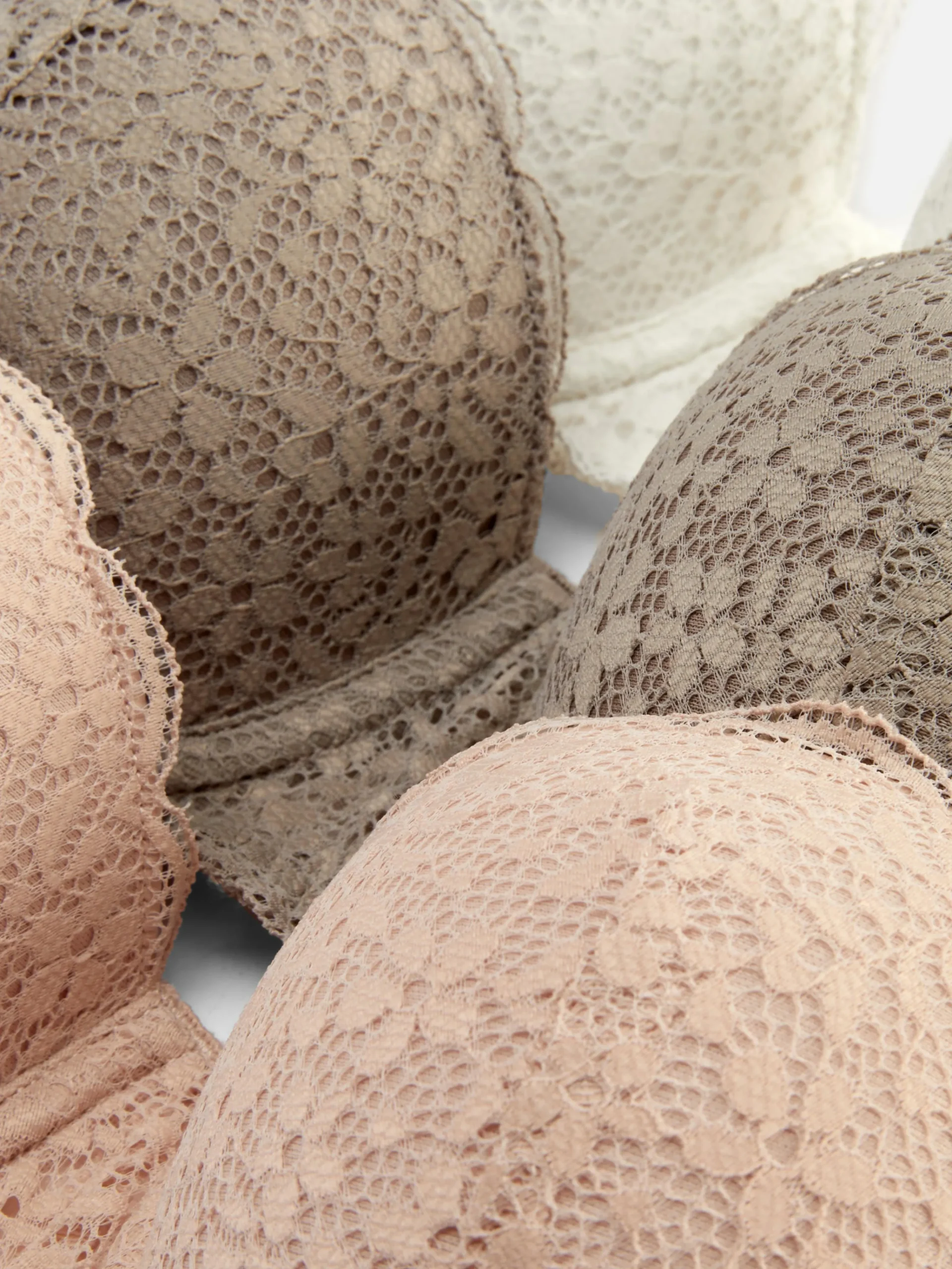 Outlet Balconette-BHs Aus Spitze, 3er-Pack Damen Bhs