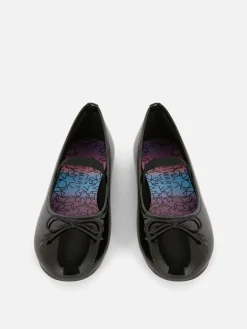 New Ballerinas In Lackoptik Kinder Flache Schuhe