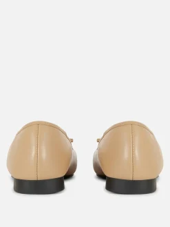 Online Ballerinas Mit Kontrastierender Zehenkappe Damen Flache Schuhe