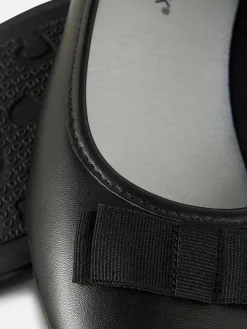 Ballerinas Mit Zierschleife Kinder Flache Schuhe