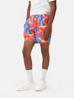 „Barbie: Der Film“ Ken Badeshorts In Neonfarben Herren Bademode Und Strandbekleidung