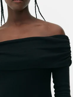 Hot Bardot-Minikleid Damen Kleider