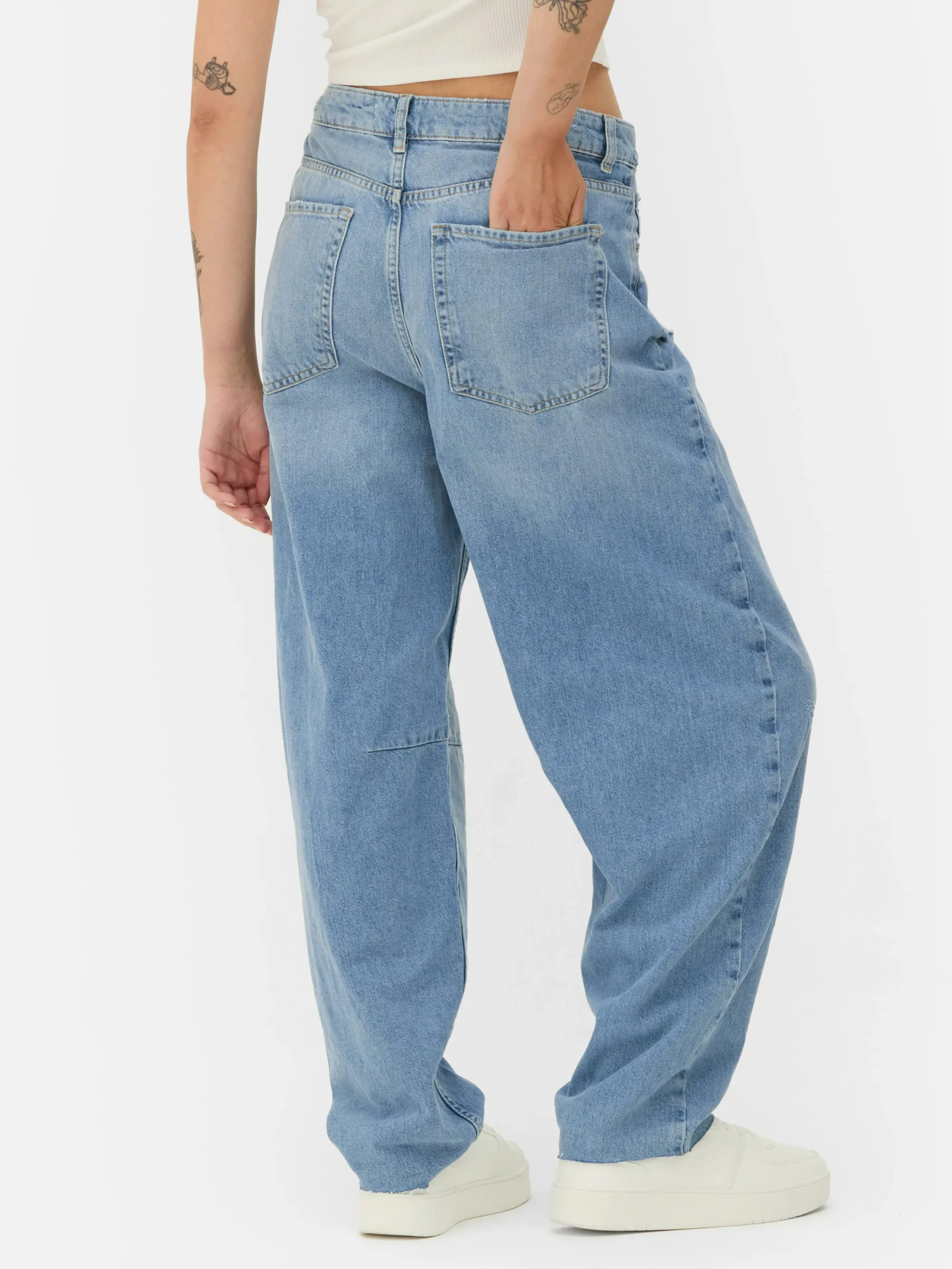 Clearance Barrel-Jeans Damen Jeans