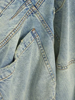 Best Barrel-Jeans Im Used-Look Damen Denim|Jeans