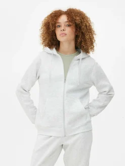 Clearance Basic Kapuzenpullover Mit Reißverschluss Damen Loungewear|Hoodies Und Sweatshirts