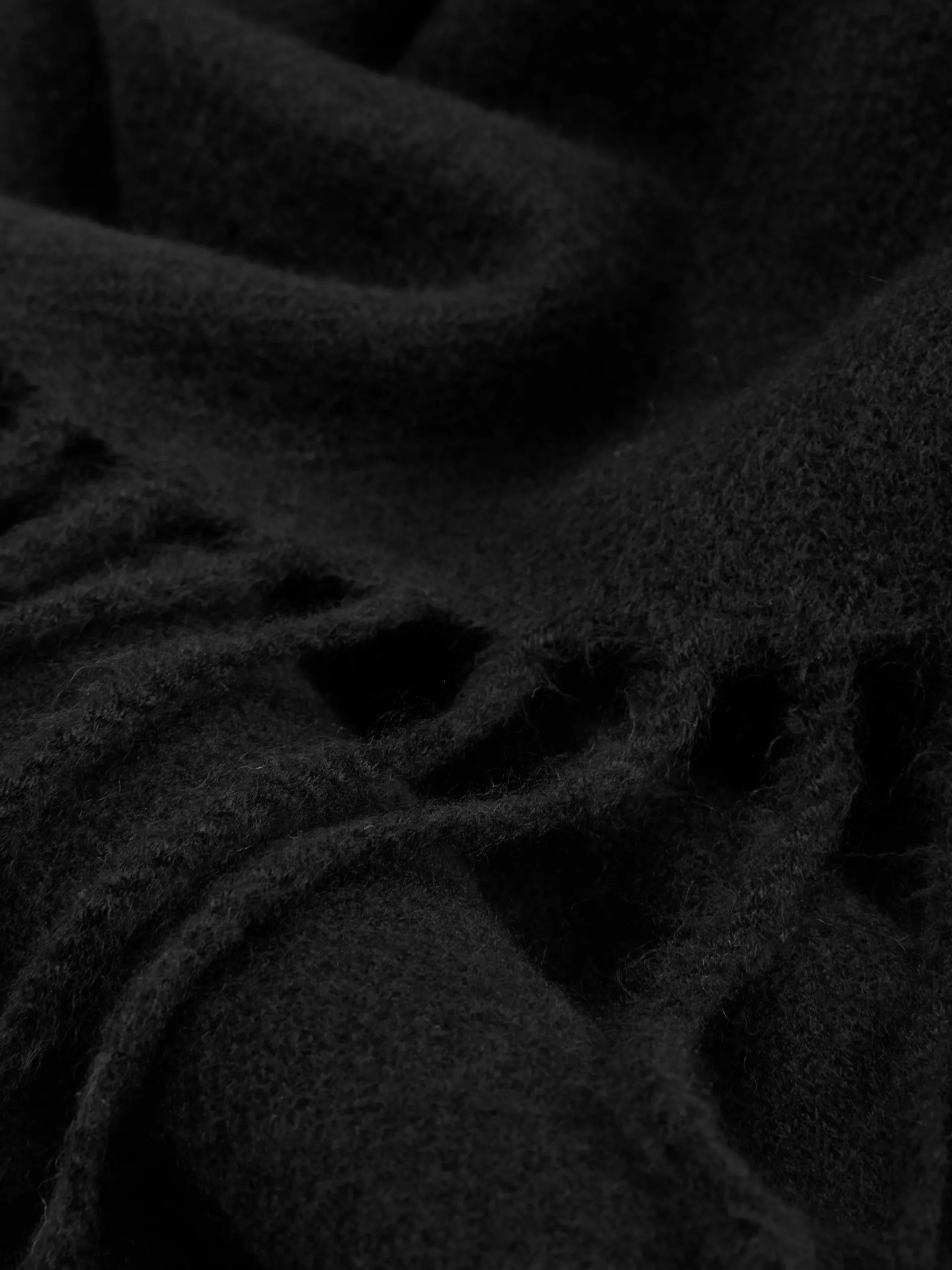 Clearance Basic-Fransenschal Damen Mützen, Handschuhe Und Schals