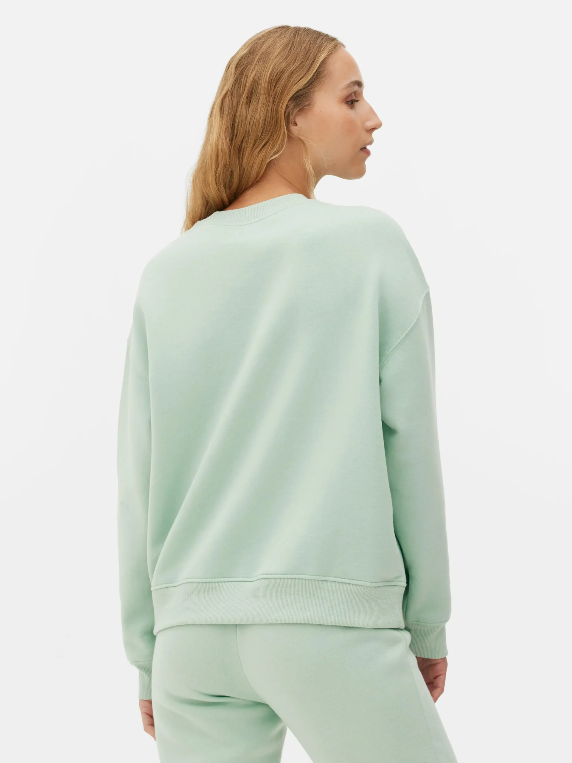 Sale Basic-Sweatshirt Mit Rundhalsausschnitt Damen Hoodies Und Sweatshirts