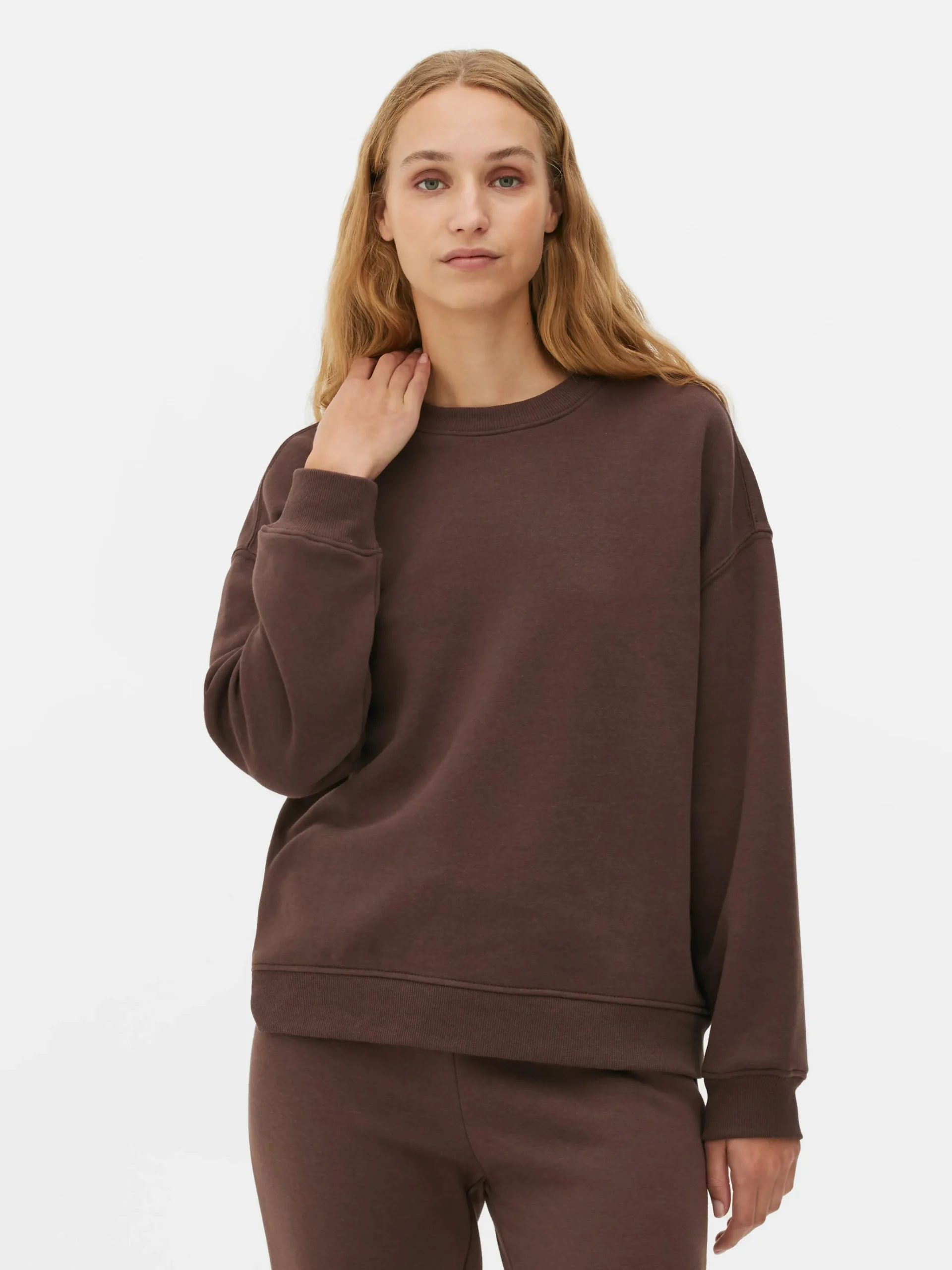 Hot Basic-Sweatshirt Mit Rundhalsausschnitt Damen Hoodies Und Sweatshirts