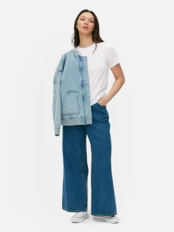 Clearance Baumwoll-T-Shirt Damen Tops Und T-Shirts