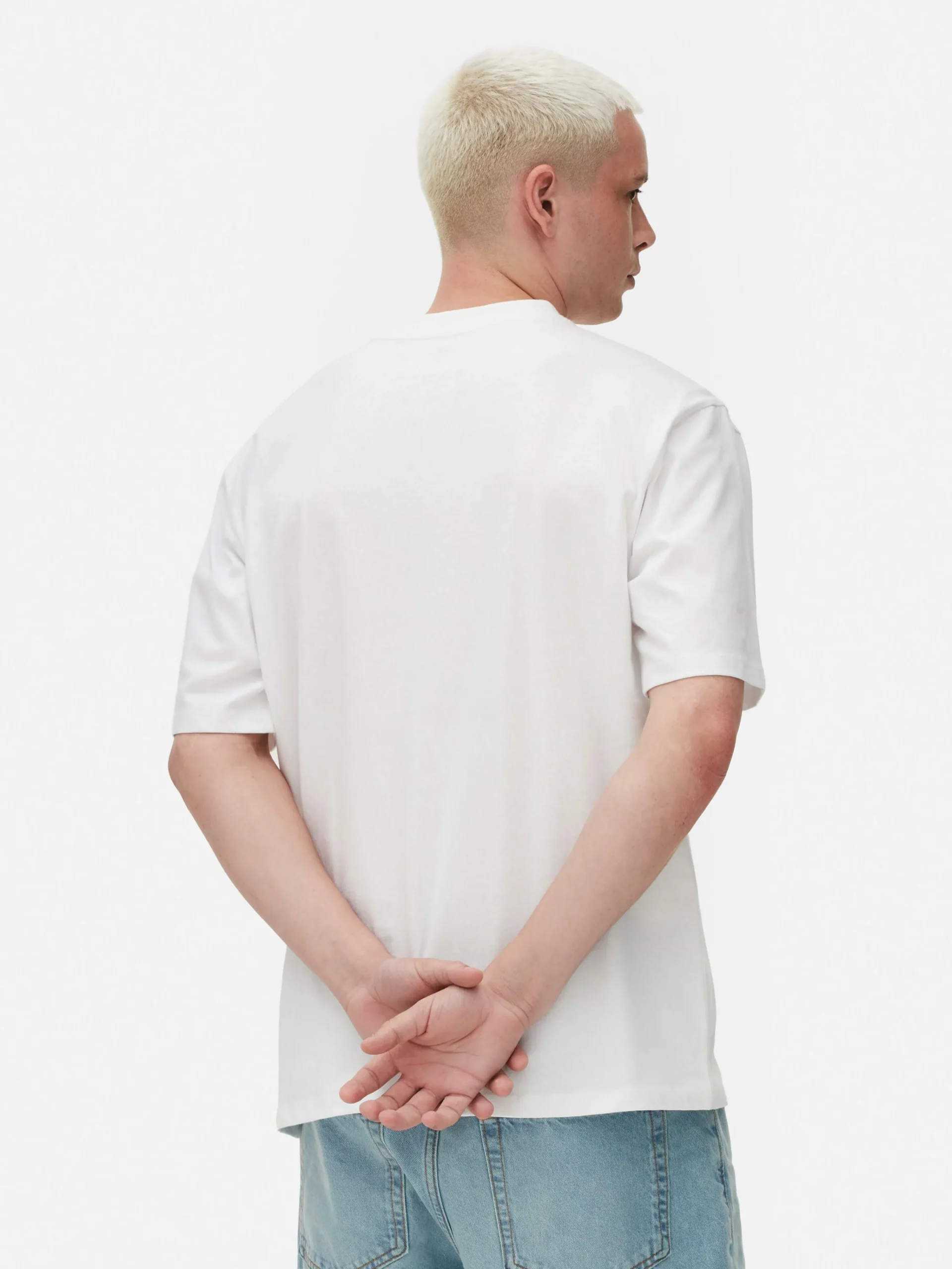 Hot Baumwoll-T-Shirt In Lässiger Passform Herren Tops Und T-Shirts