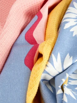 Sale Bedruckte Geschirrtücher, 4er-Pack Geschirr