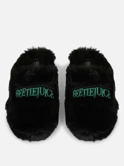 Best „Beetlejuice“ Flauschige Hausschuhe Damen Beetlejuice|Halloween-Accessoires