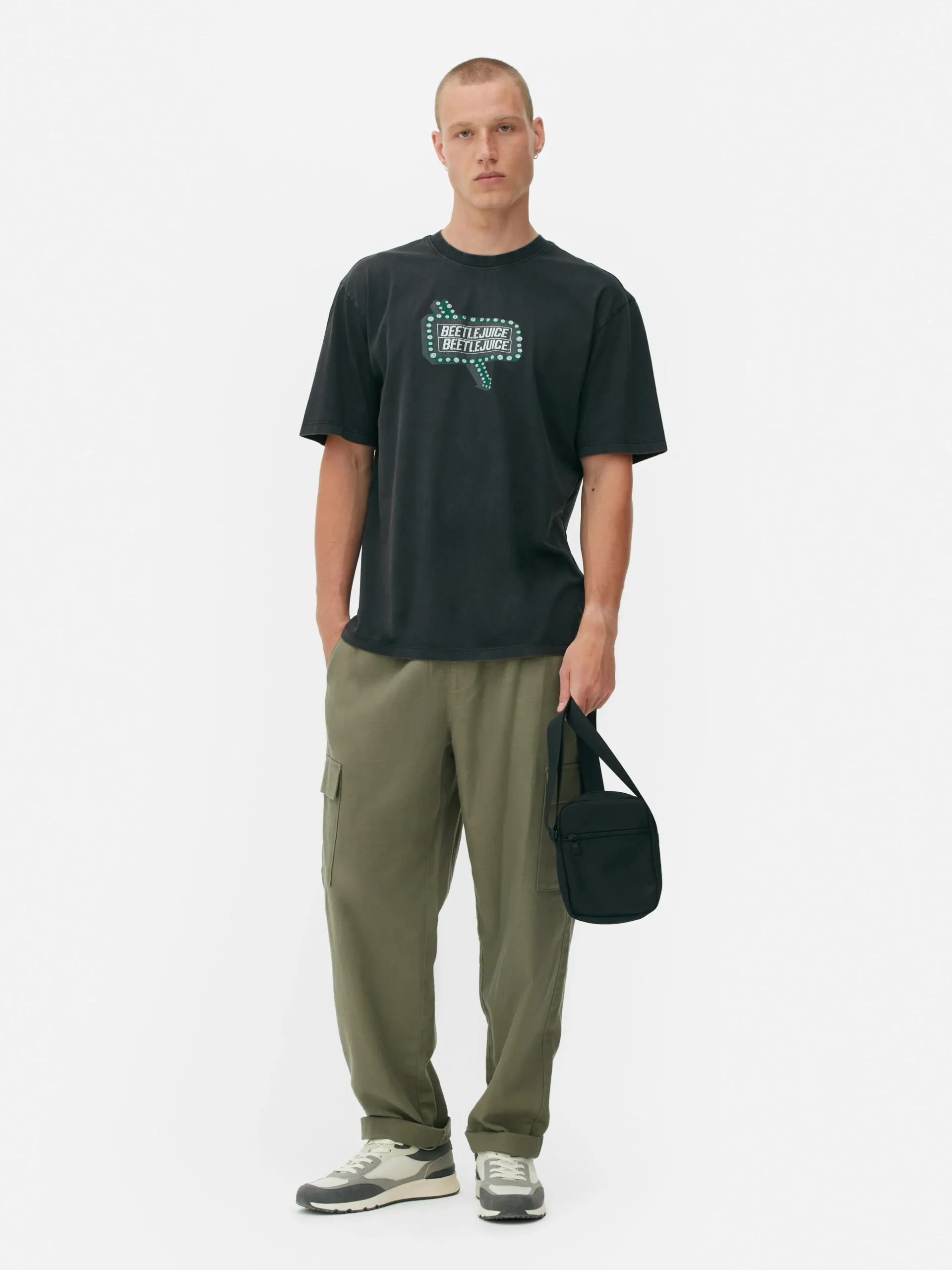 Outlet „Beetlejuice“ T-Shirt In Verwaschener Optik Herren Beetlejuice|Halloween Alle