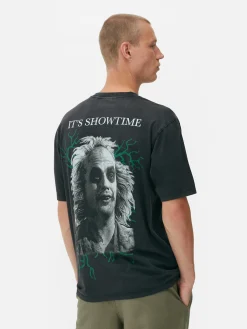 Outlet „Beetlejuice“ T-Shirt In Verwaschener Optik Herren Beetlejuice|Halloween Alle