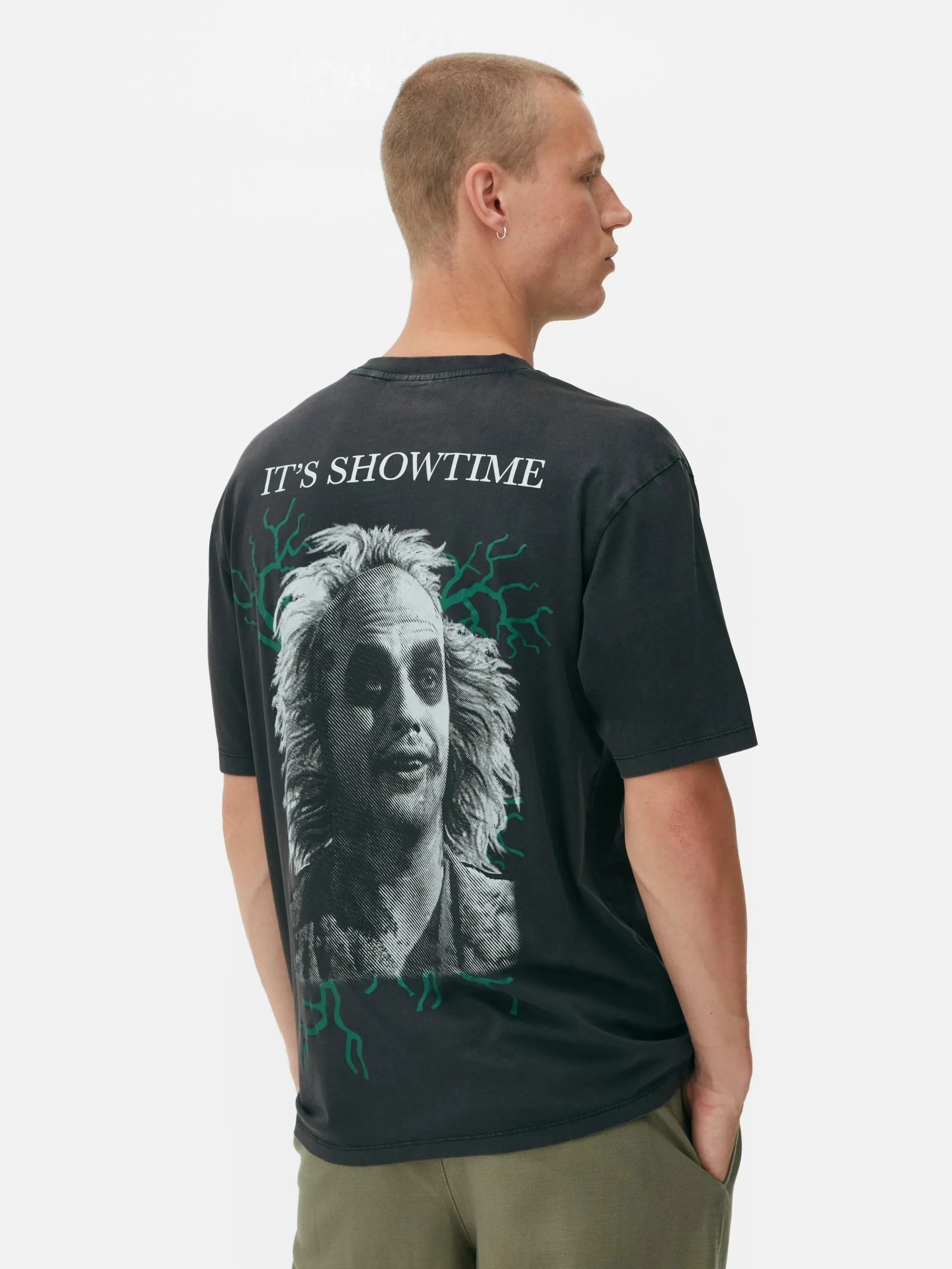 Outlet „Beetlejuice“ T-Shirt In Verwaschener Optik Herren Beetlejuice|Halloween Alle