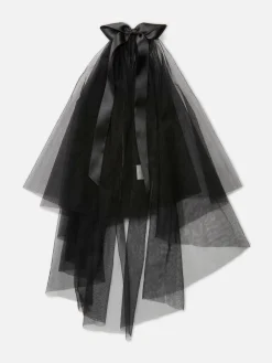 Discount „Beetlejuice X Colleen Atwood“ Tüllschleier Damen Gothic-Kleidung|Haarschmuck