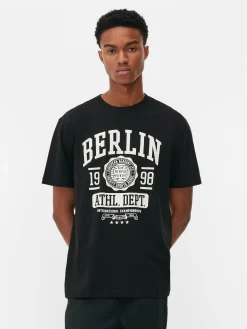 Hot „Berlin“ T-Shirt Im College-Stil Herren Tops Und T-Shirts