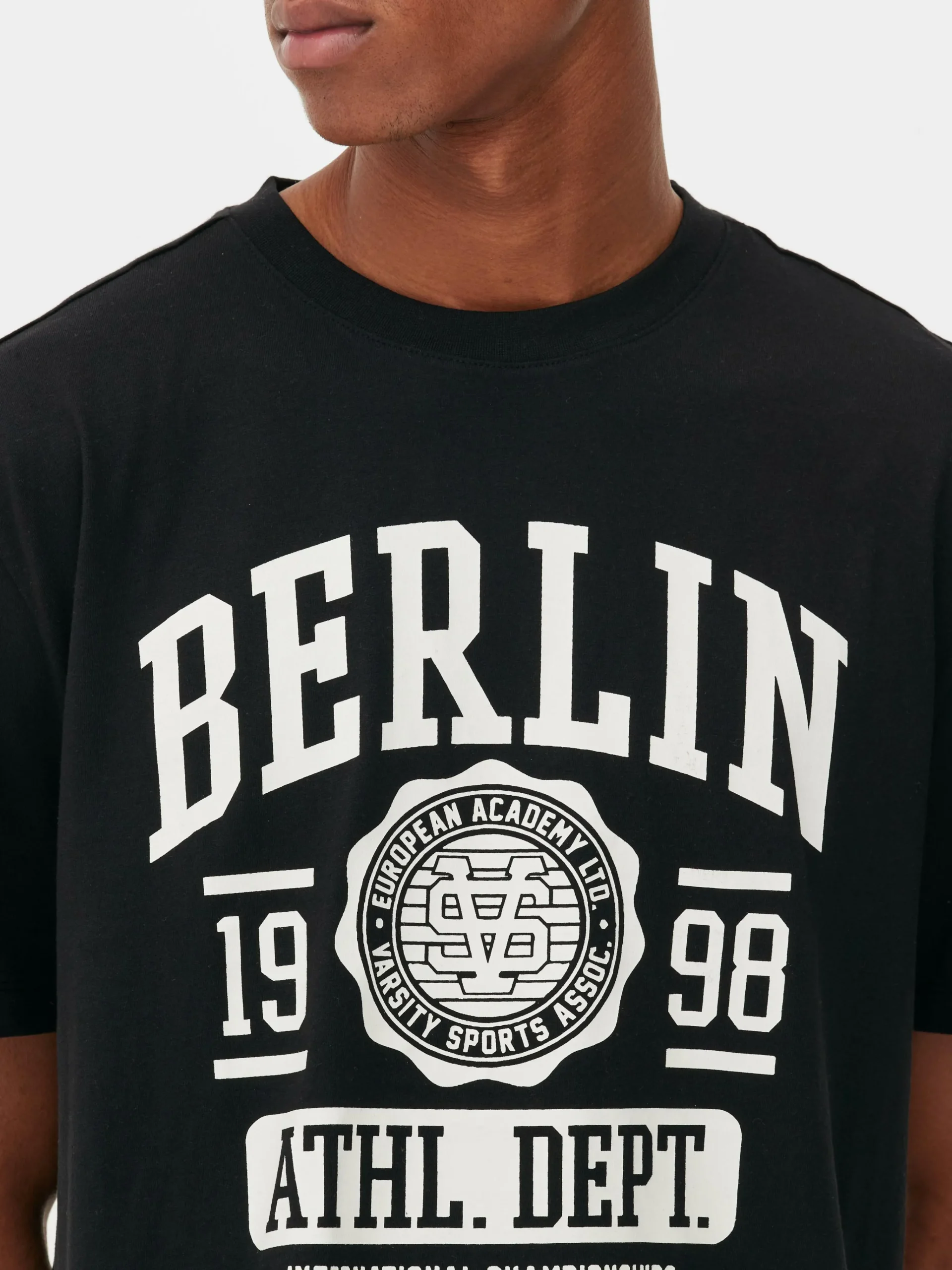 Hot „Berlin“ T-Shirt Im College-Stil Herren Tops Und T-Shirts