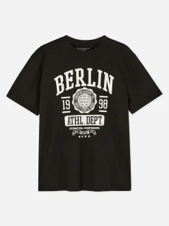 Hot „Berlin“ T-Shirt Im College-Stil Herren Tops Und T-Shirts