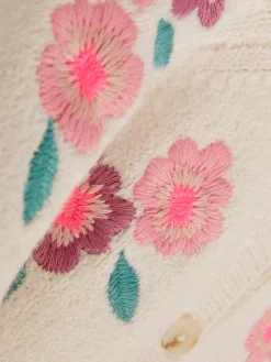 New Bestickter Cardigan Mit Blumenmuster Kinder Pullover Und Cardigans