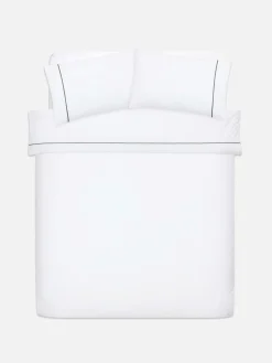 Sale Bettwäsche Mit Kontrastpaspelierung Für Doppelbetten Bettwäsche Und Sets