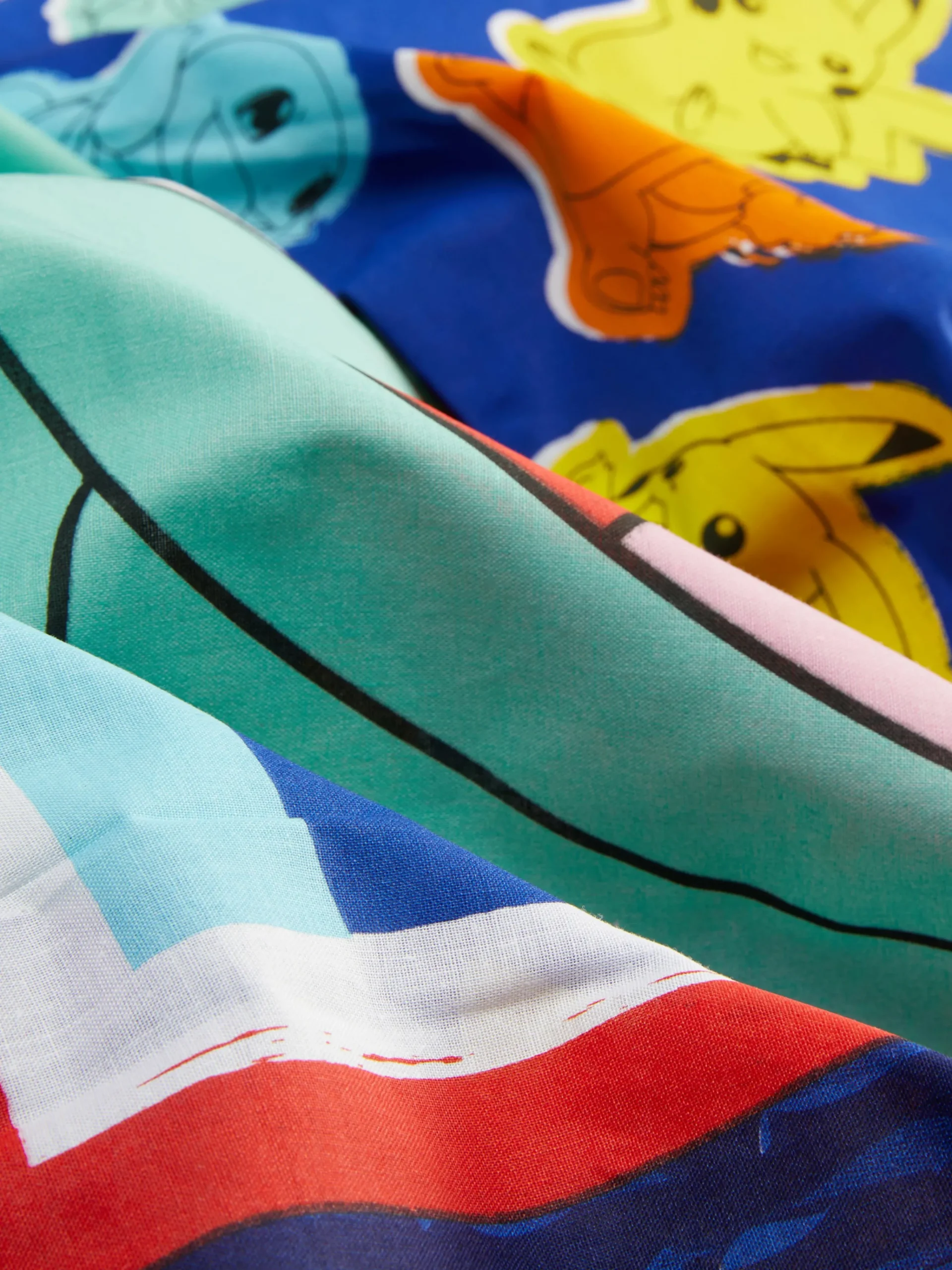 Outlet Bettwäscheset Mit „Pokémon“ Print, Doppelbett Bettwäsche Und Sets
