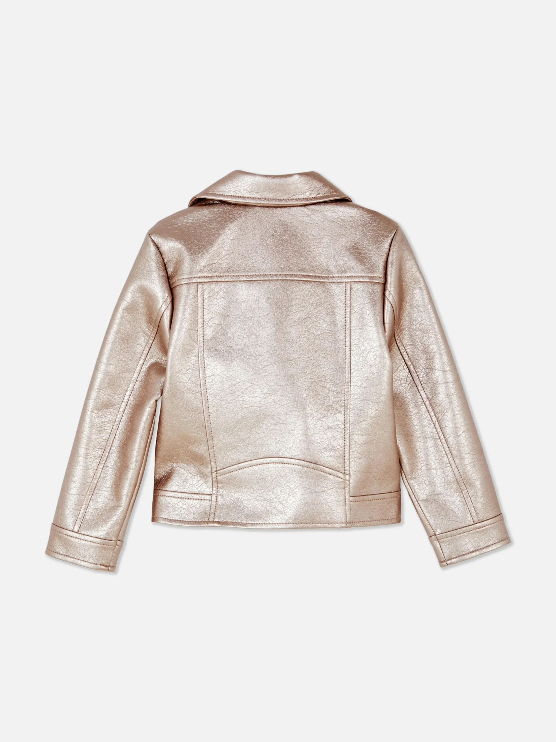 New Bikerjacke In Metallic-Optik Kinder Jacken Und Mäntel