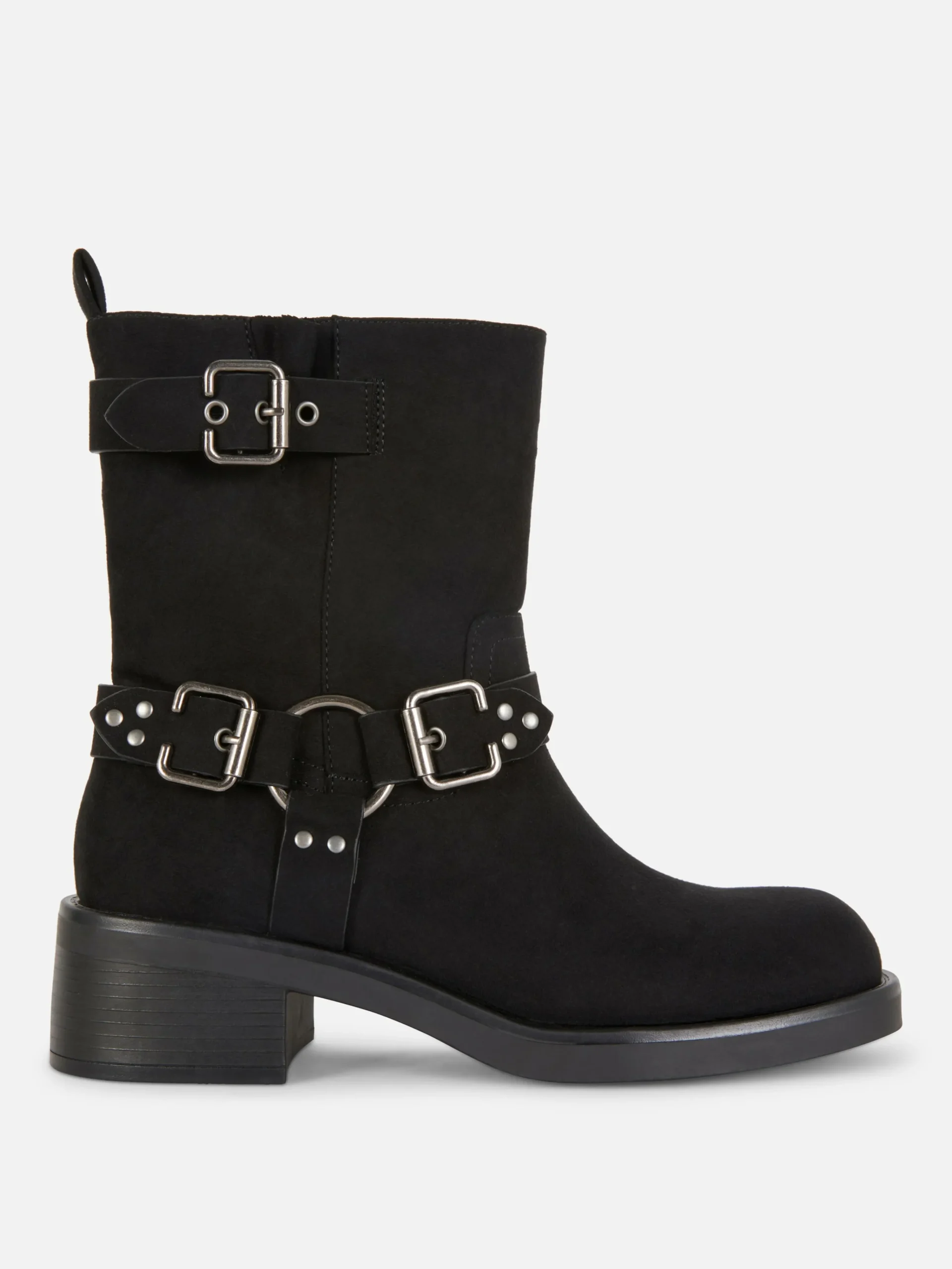 Online Bikerstiefel In Wildleder-Optik Damen Stiefel