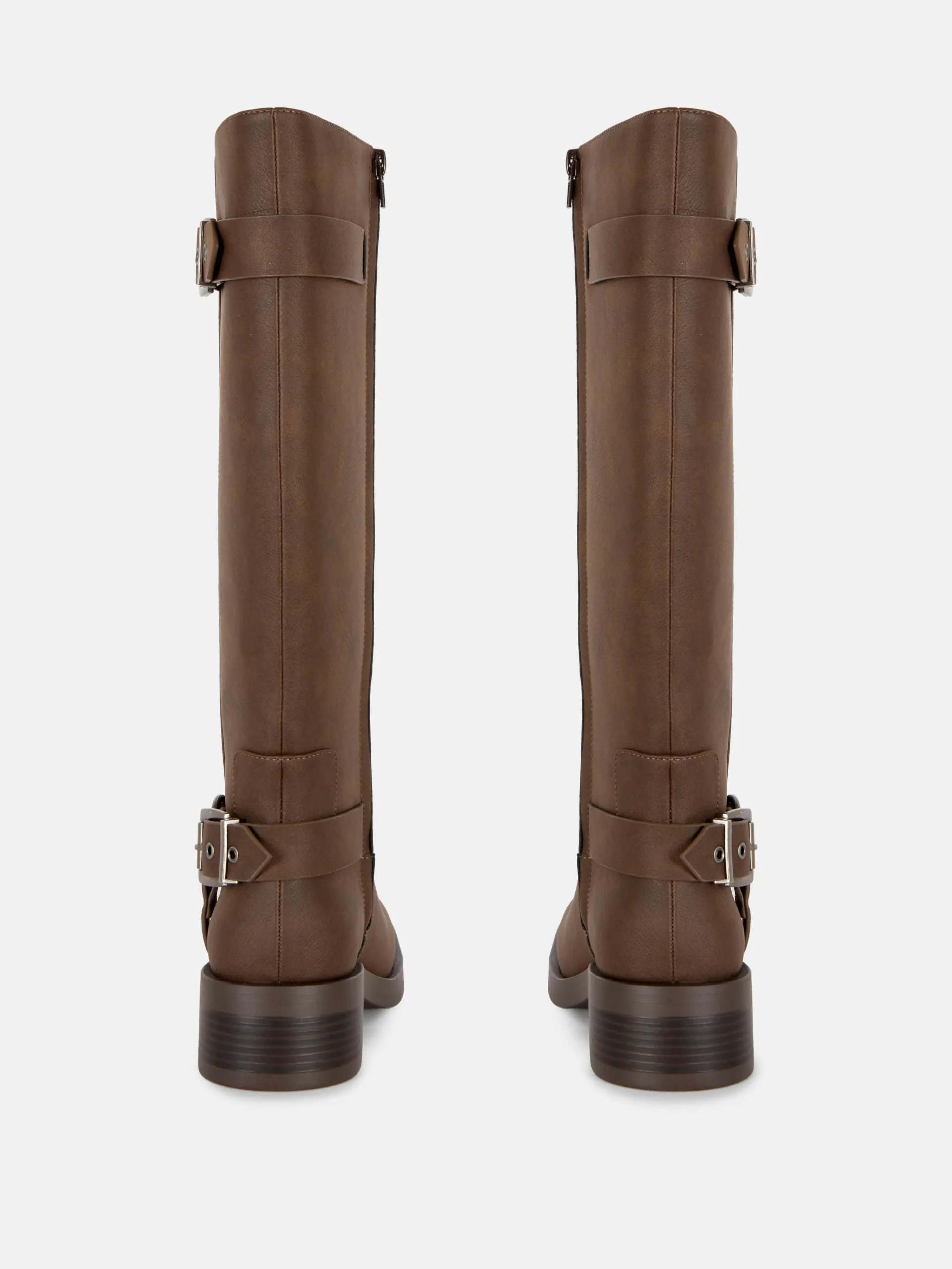 Discount Bikerstiefel Mit Eckiger Zehenpartie Damen Stiefel