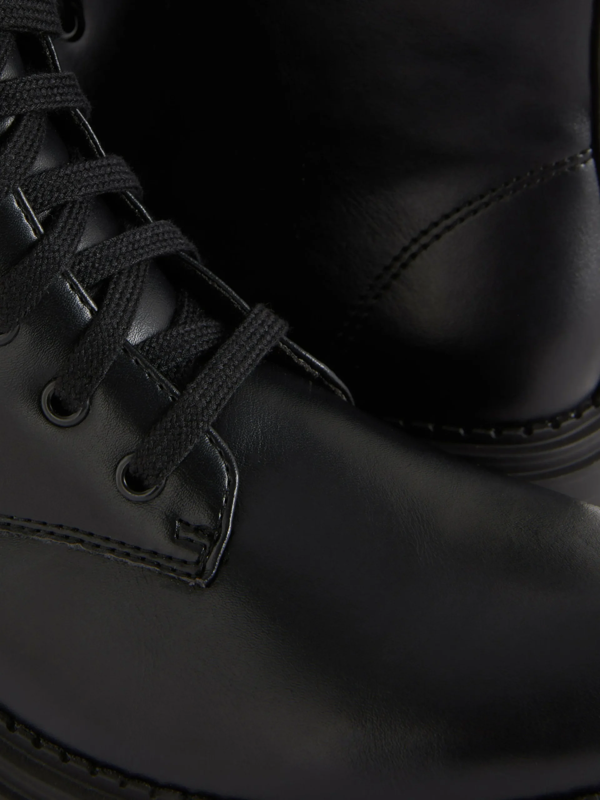 Hot Bikerstiefel Zum Schnüren Damen Stiefel