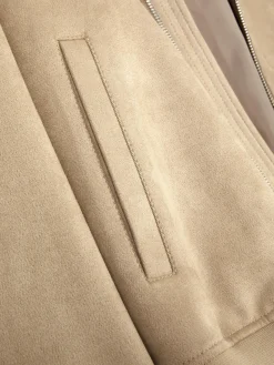 Clearance Bomberjacke In Wildleder-Optik Herren Jacken Und Mäntel