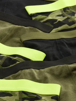 Discount Boxershorts Mit Tarnmuster, 7er-Pack Kinder Unterwäsche