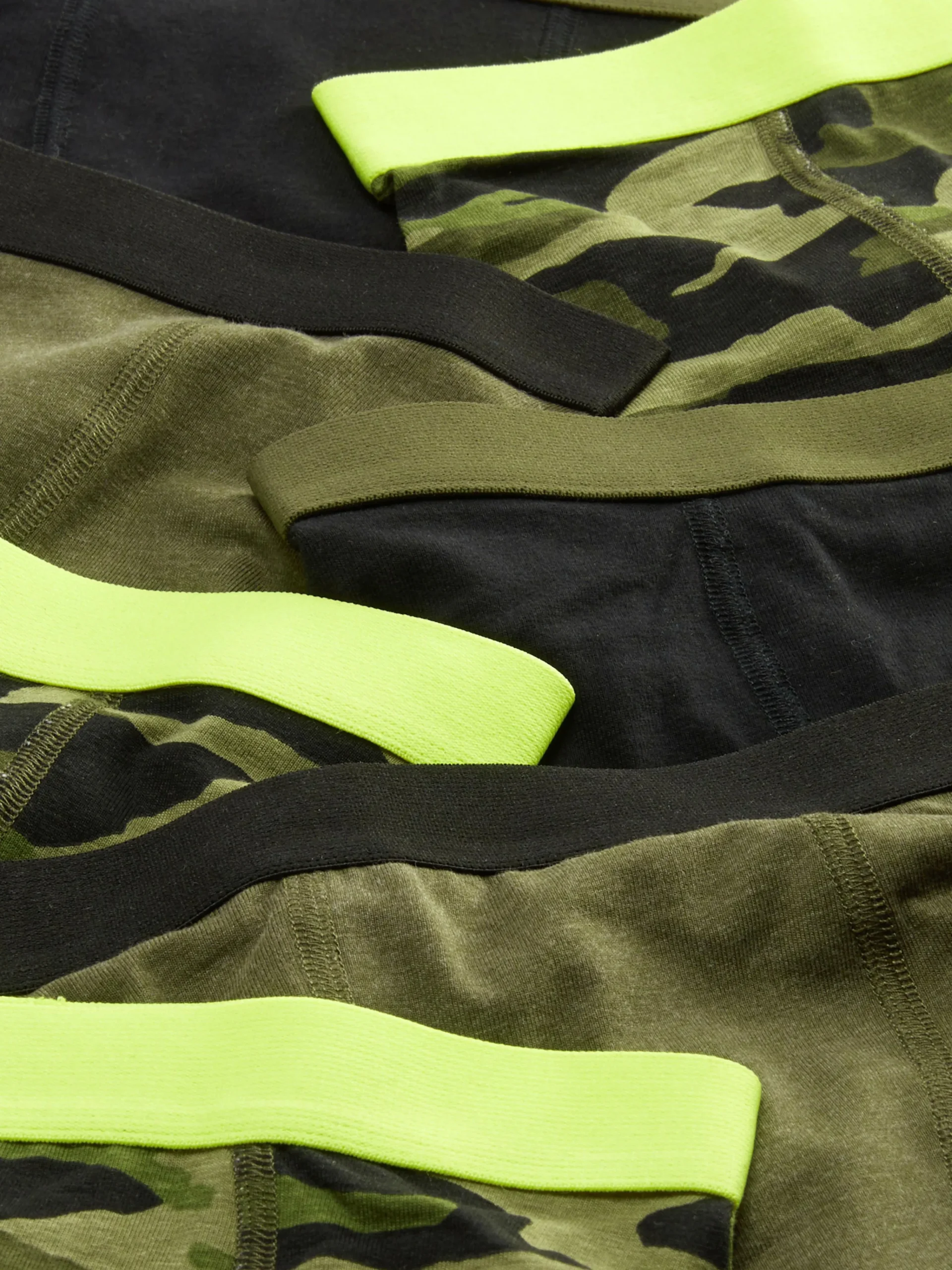 Discount Boxershorts Mit Tarnmuster, 7er-Pack Kinder Unterwäsche