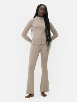 Clearance Butterweiche „Rita Ora“ Sportjacke Mit Reißverschluss Damen Fitnesskleidung Und Activewear