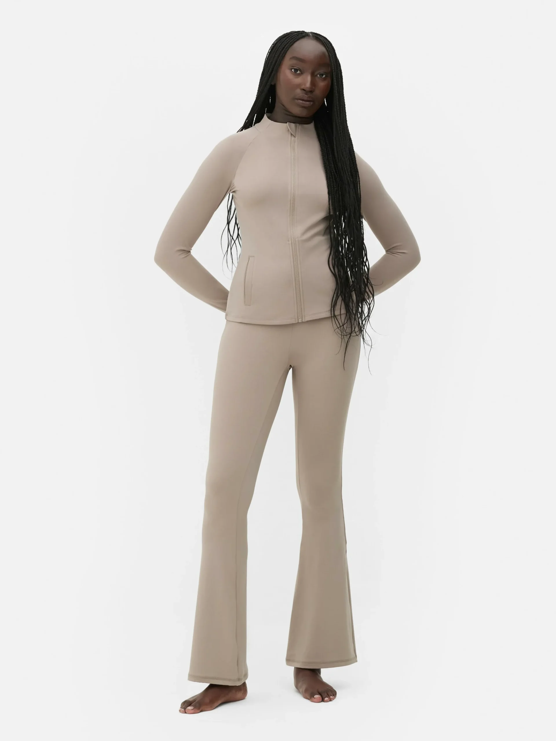 Clearance Butterweiche „Rita Ora“ Sportjacke Mit Reißverschluss Damen Fitnesskleidung Und Activewear