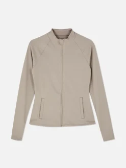 Clearance Butterweiche „Rita Ora“ Sportjacke Mit Reißverschluss Damen Fitnesskleidung Und Activewear