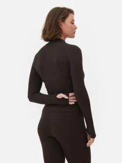 Clearance Butterweiche „Rita Ora“ Sportjacke Mit Reißverschluss Damen Fitnesskleidung Und Activewear