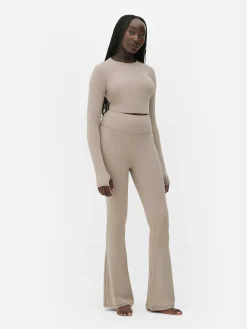 Hot Butterweiches, Langärmeliges „Rita Ora“ Sport-Top Damen Fitnesskleidung Und Activewear