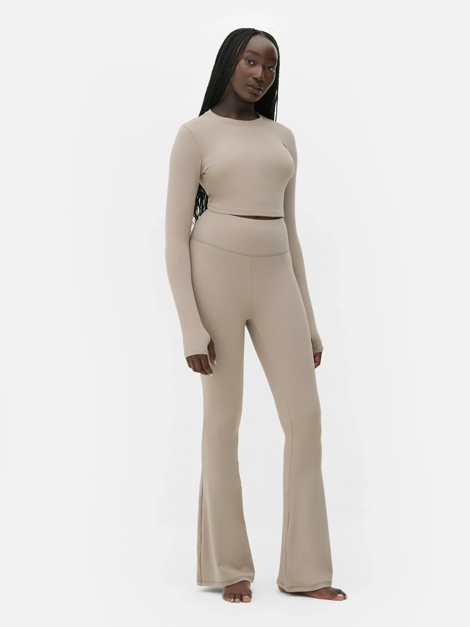 Hot Butterweiches, Langärmeliges „Rita Ora“ Sport-Top Damen Fitnesskleidung Und Activewear