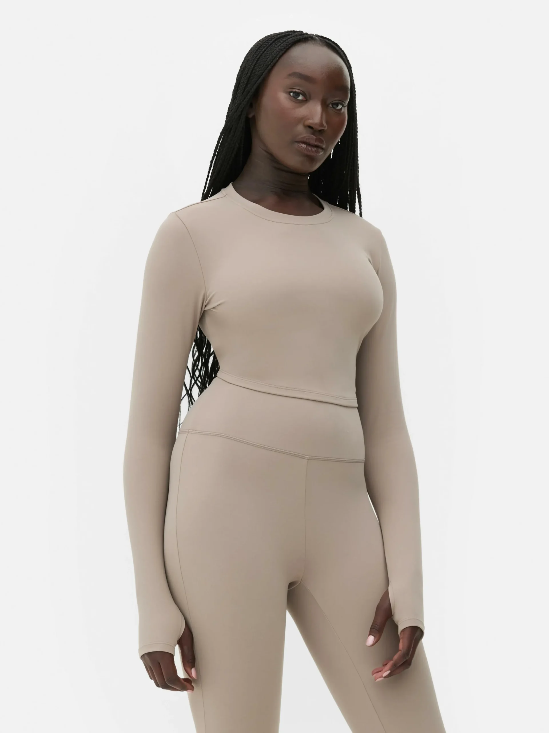 Hot Butterweiches, Langärmeliges „Rita Ora“ Sport-Top Damen Fitnesskleidung Und Activewear