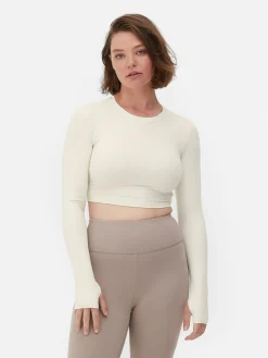 New Butterweiches, Langärmeliges „Rita Ora“ Sport-Top Damen Fitnesskleidung Und Activewear