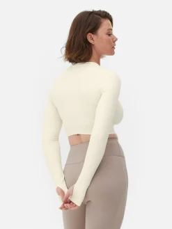 New Butterweiches, Langärmeliges „Rita Ora“ Sport-Top Damen Fitnesskleidung Und Activewear